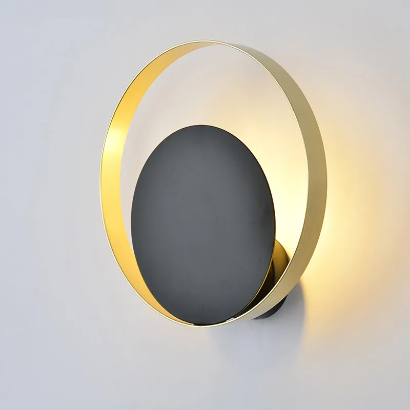 Современный круглый светодиодный настенный светильник Гостиная Спальня