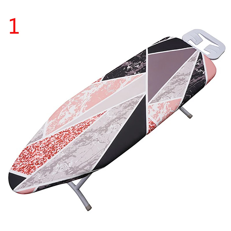 

140*50CM Ironing Board Cover Marble Cloth Printed Ironing Board Cover Protective Non-slip Thick Colorful for Home Cleaner Tools