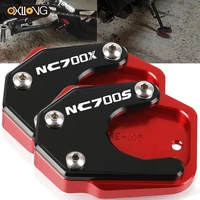 for honda nc700sx nc700 s nc700x 2012 2013 2014 2015 cnc kickstand foot side stand extension pad support plate enlarge stand