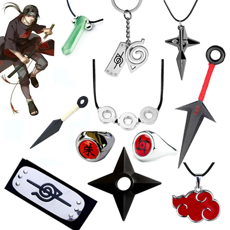 Ожерелье из аниме Наруто кольцо экшн-искусство удзумаки аксессуары для косплея