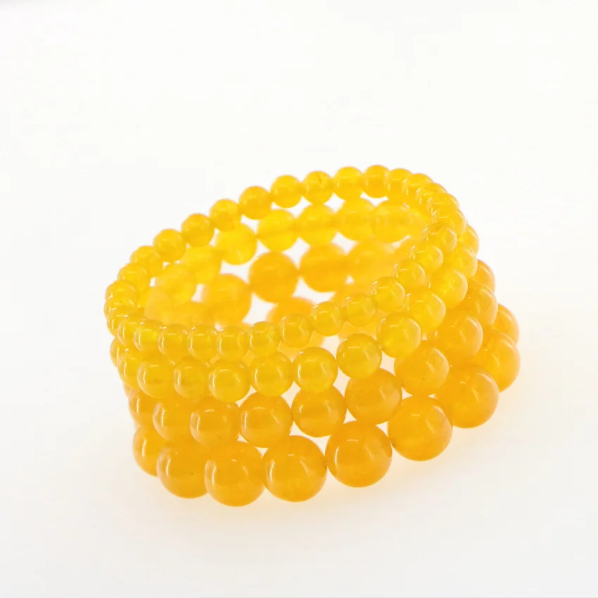 Браслет из природного камня 6-12 мм с круглыми бусинами, украшенный топазами, простое ювелирное изделие для женщин йоги, рождественский подарок, аксессуары оптом по низкой цене.