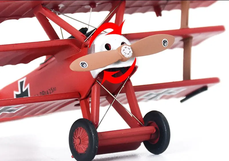 Коллекционная 1/72 весы diecast металлические хобби Fokker Dr. Я триплан истребитель