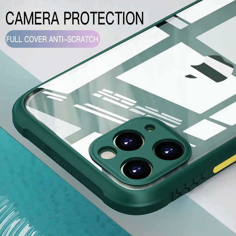 Прозрачный противоударный чехол HD для Samsung S20 Ultra S10 Plus Note 10 Pro A10 A20 A30 A50 S A11 A21 A31 A51 4G