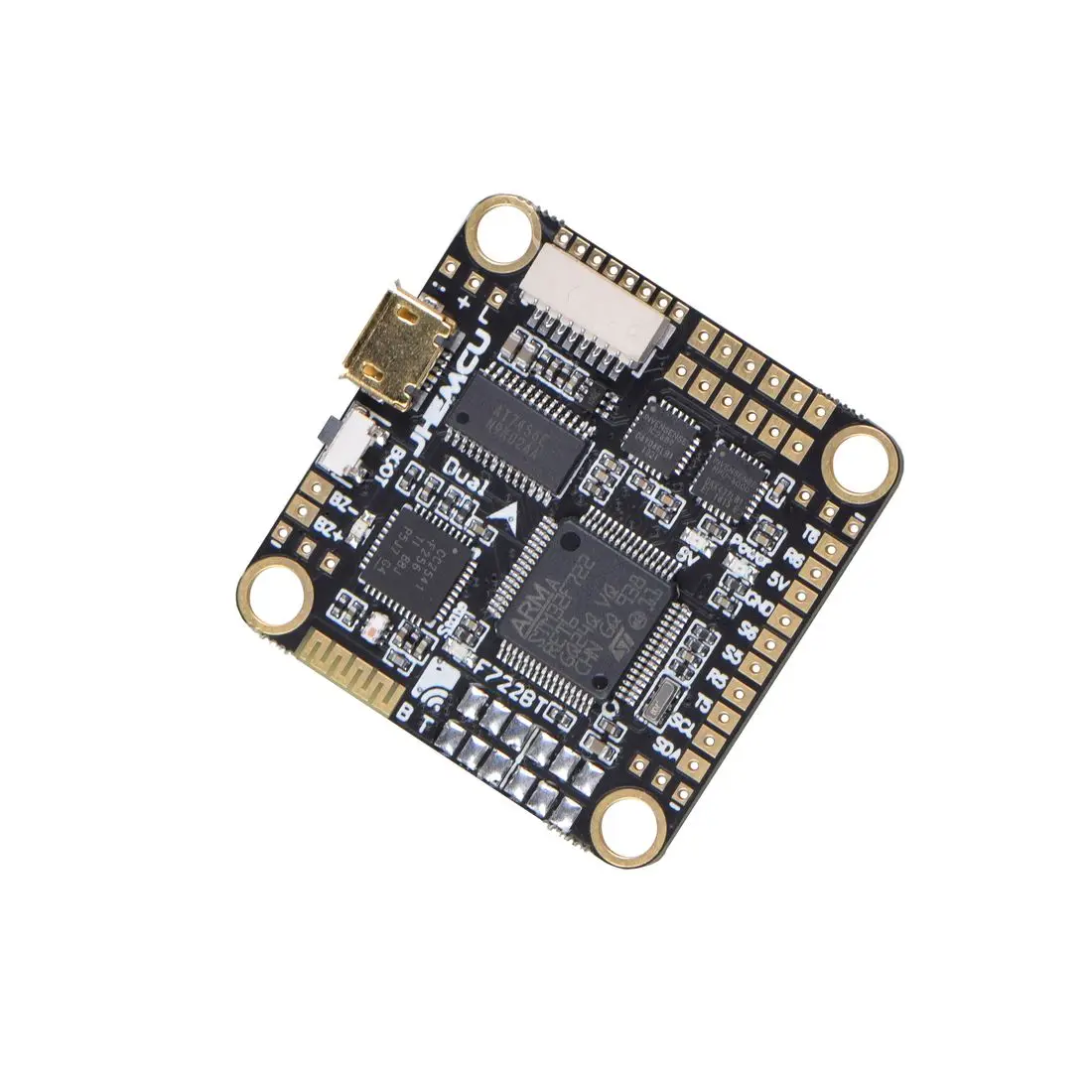 

JMT JHEMCU F7BT Dual Flight Controller Board Betaflight 2-6S Built-in Barometer OSD support Bluetooth Dual Camera for DJI VTX