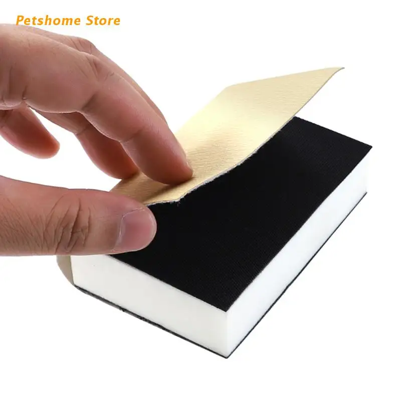 

LX9C 6 Pcs Self-adhesive Sandpapers Flocking Sponge Abrasive Polishing Supplies Tools