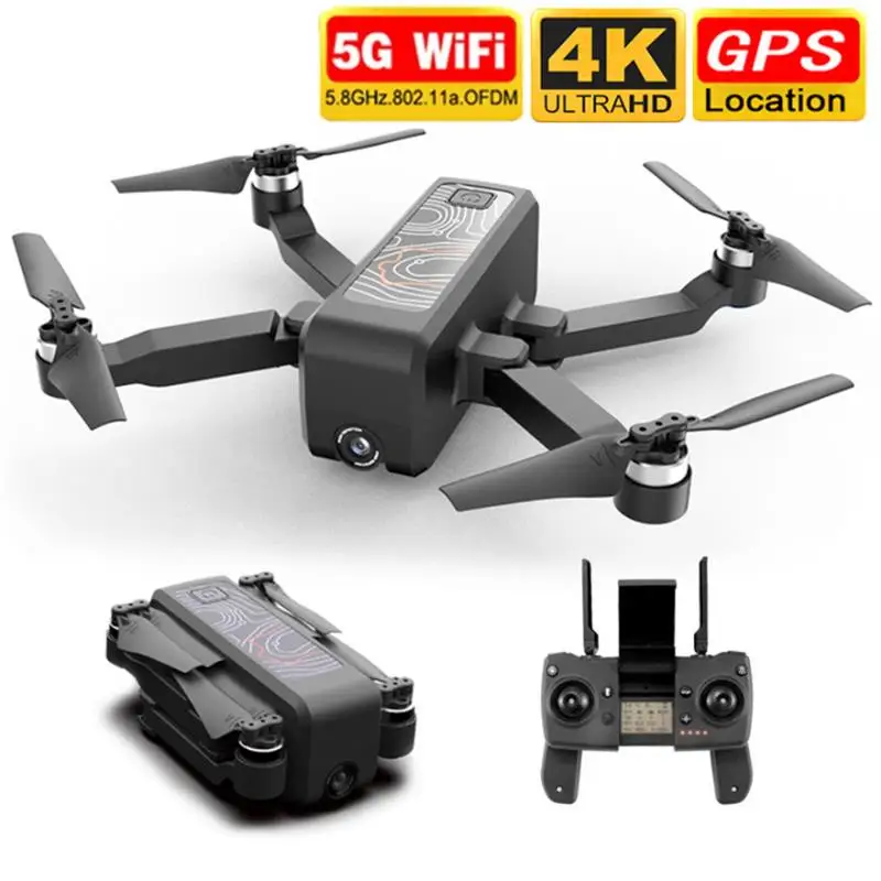 

ICAMERA2 RC Helicopter Brushless Power 5G WIFI FPV 4K HD Camera Folding Drone GPS Optical Flow Double Positioning Drone Toy Gift