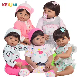 KEIUMI, 23 дюйма, Кукла Reborn Alive Girl, 57 см, полностью винил, Реалистичная кукла, игрушка для детей, рождественский подарок, Playmate