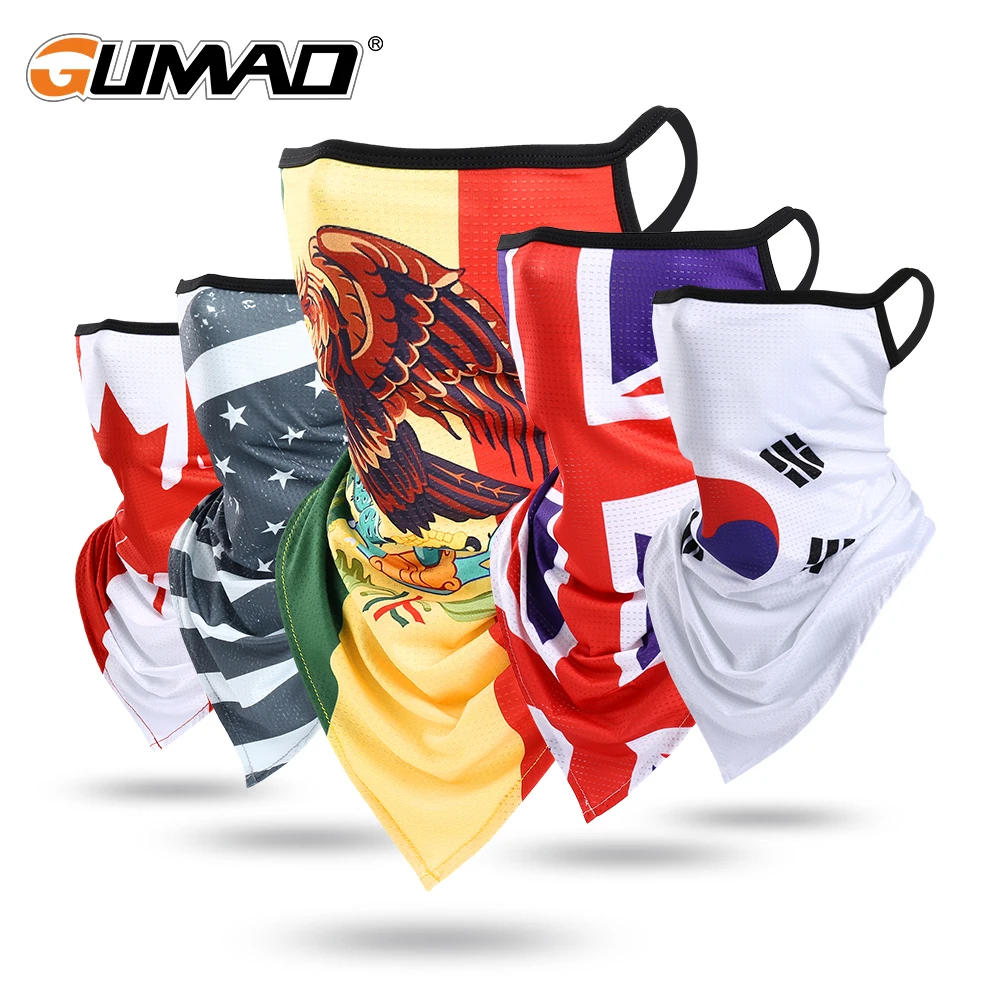 Велосипедные маски повязка на шею полумаска для лица с принтом бандана Россия