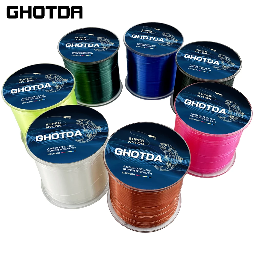 

Нейлоновая прочная прозрачная рыболовная леска, 500 м