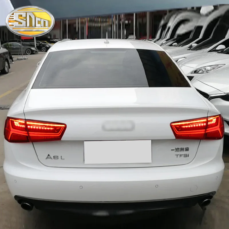 Автомобильный Стайлинг задний фонарь для Audi A6 задний светильник s 2013- A6L C7 светодиодный задний светильник сигнальный светодиодный DRL Стоп задний фонарь аксессуары