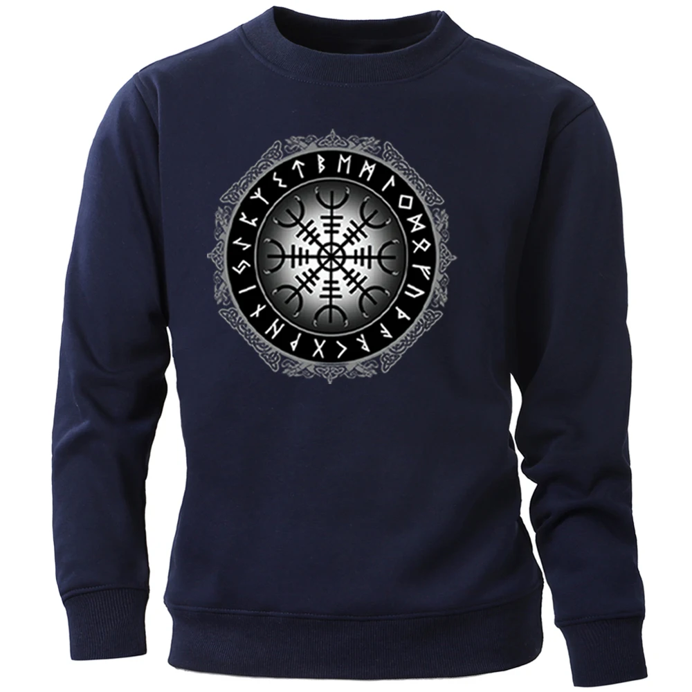 

Funny Men Vikings Compass Print Harajuku Hooded Sweatshirt Cool Fashion Printed Pullovers Men And Woman Hoodie Streetwear Autumn