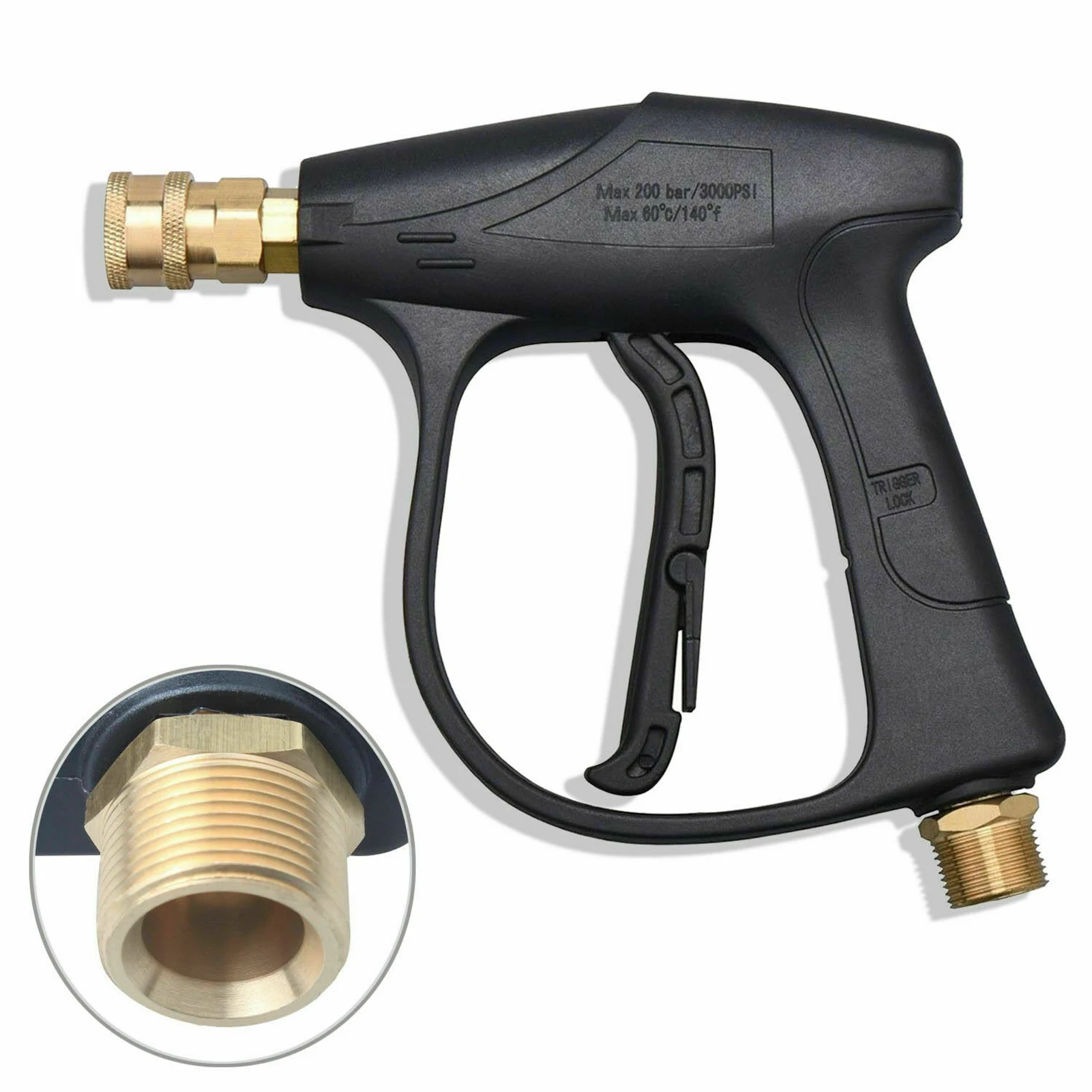 

Распылитель для автомойки высокого давления, пенораспылитель воды, короткая стружка, 3000psi