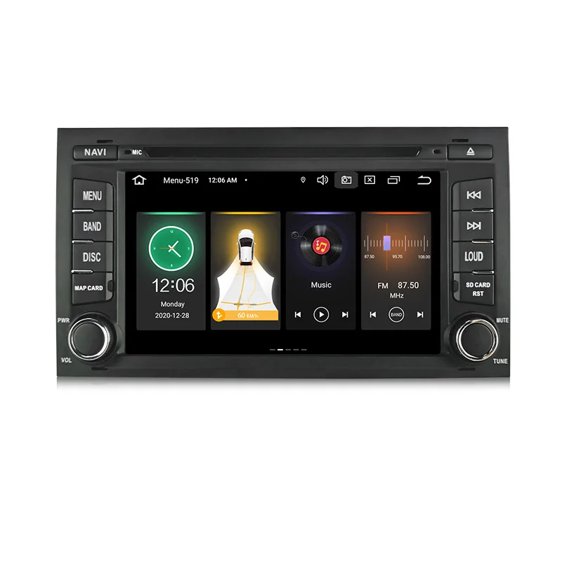 Автомобильный мультимедийный плеер 7 дюймов Android 11 2 ГБ + 16 для Seat Leon 2013 2014 2015 2016-2019
