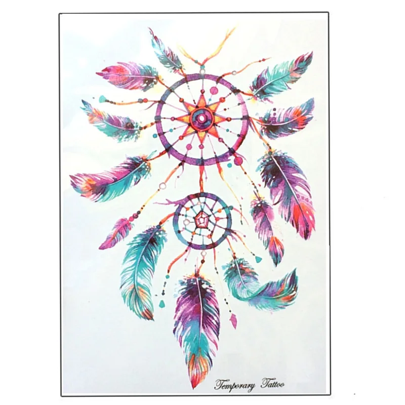 Водостойкие временные тату наклейки 21 х15 см|tattoo sticker|temporary tattoo stickertemporary dreamcatcher |