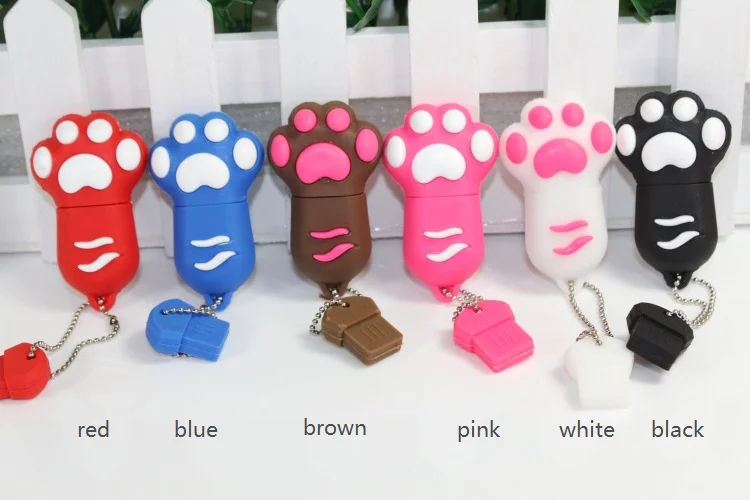 Usb диск с кошачьими крапанами милый креативный Модный usb мультяшными животными