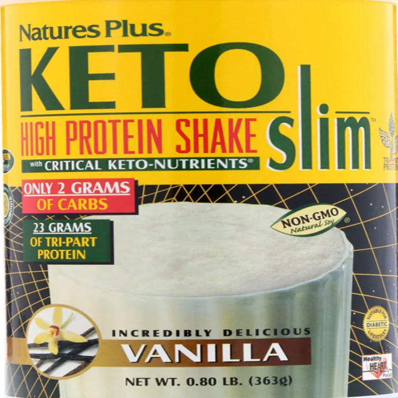 

Keto slim high protein shake, vanilla flavor, 0.80 lb (363 g)