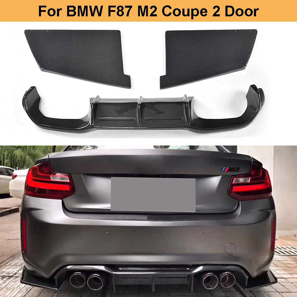 Автомобильный задний бампер из углеродного волокна диффузор спойлер для BMW 2
