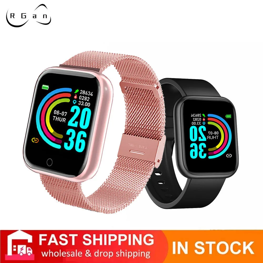 

IWO Y68 Pro Smart Watch Men Women Digital Watches I5 Smartwatch Heart Rate Fitness Tracker Electronic Clock for Reloj Xiaomi IOS