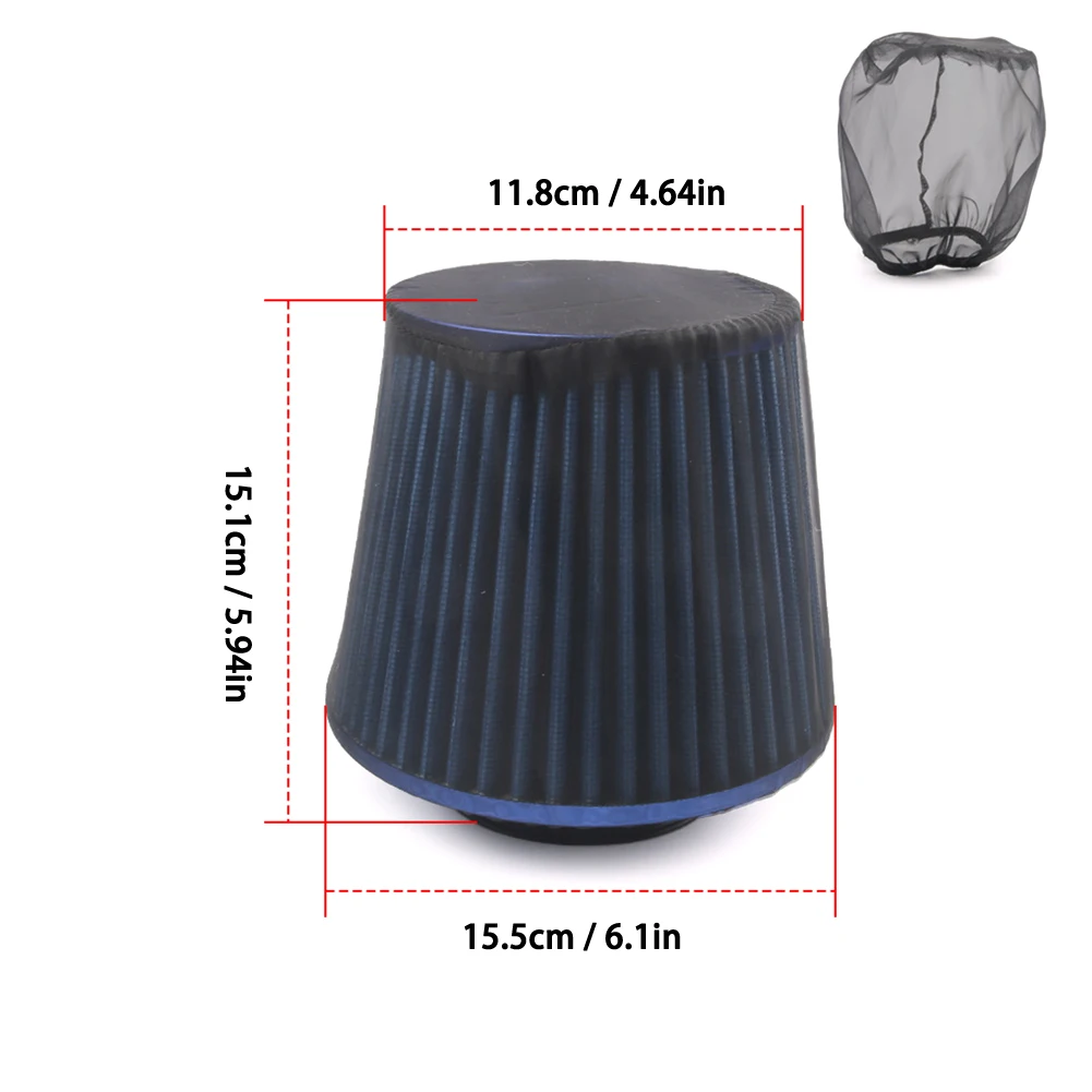 Фильтр для холодного воздухоотвода двигателя автомобиля коническая крышка