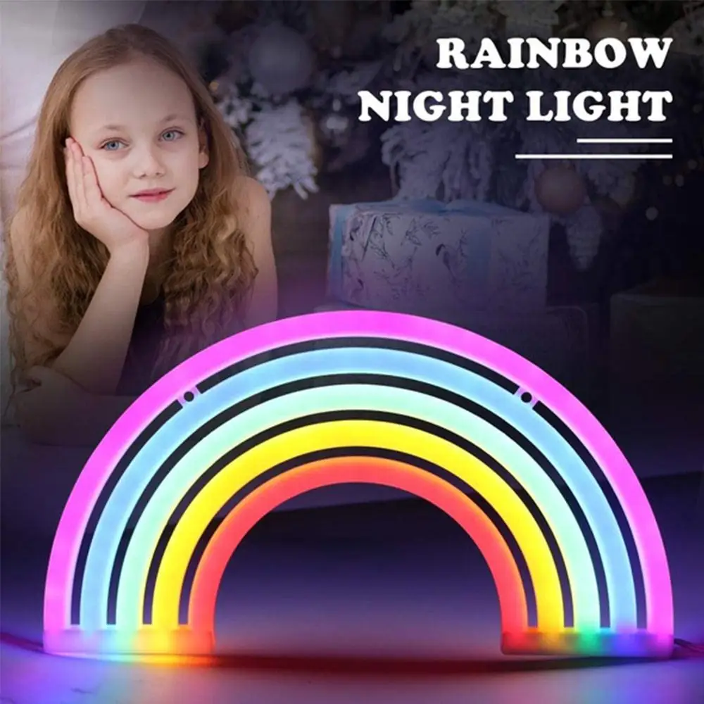 

Cute Night Light Colorful Party Decor Christmas Neon Lights Creative LED Night Light Home Decoration Romantic Ip44 Festival