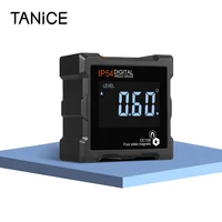 tanice portable digital level box waterproof angle finder protractor level gauge bevel gauge inclinometer with lcd display