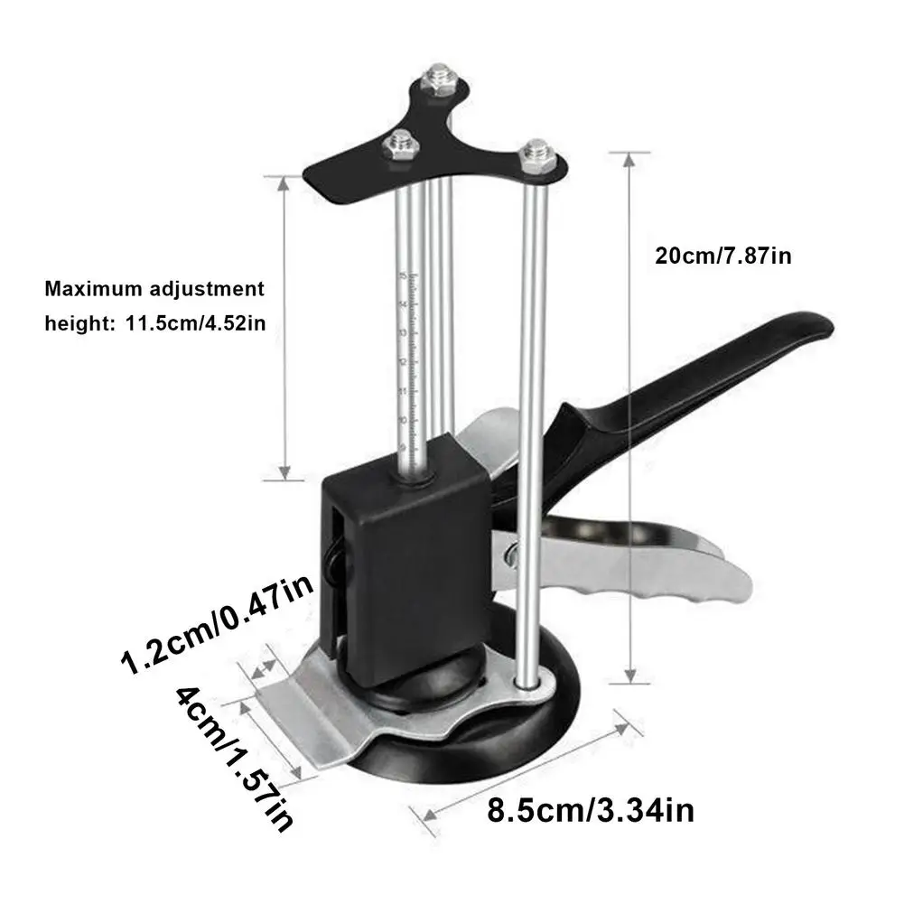 

Labor Saving Arm Height Elevator Clamping Tool Lifter High Strength Height Adjuster Cabinet Jack Moving Equipment Antislip Tools