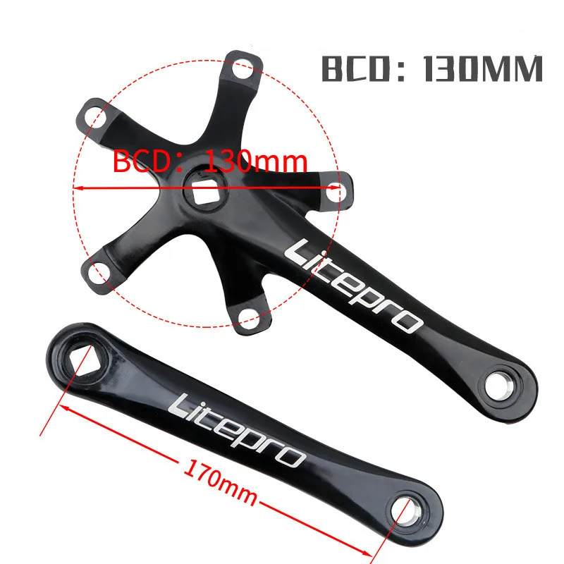 130 BCD велосипедная звездочка складной велосипед BMX односкоростная Звездочка Litepro