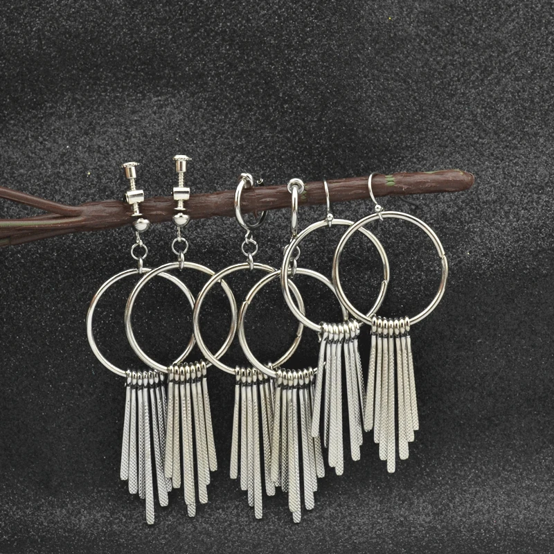 Висячие серьги для женщин модные ювелирные изделия продвижение без пирсинга