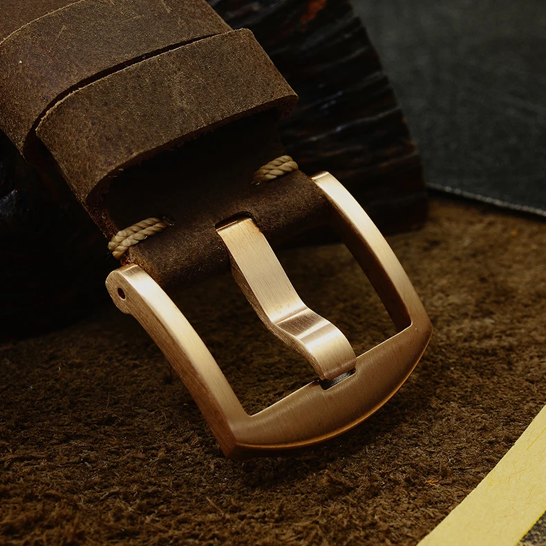 Часы наручные San Martin Мужские механические автоматические бронзовые светящиеся с