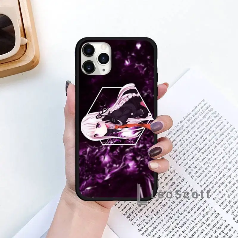 

Anime Danganronpa V3 Kirigiri Kyouko Phone Case for iPhone 11 12 mini pro XS MAX 8 7 6 6S Plus X 5S SE 2020 XR