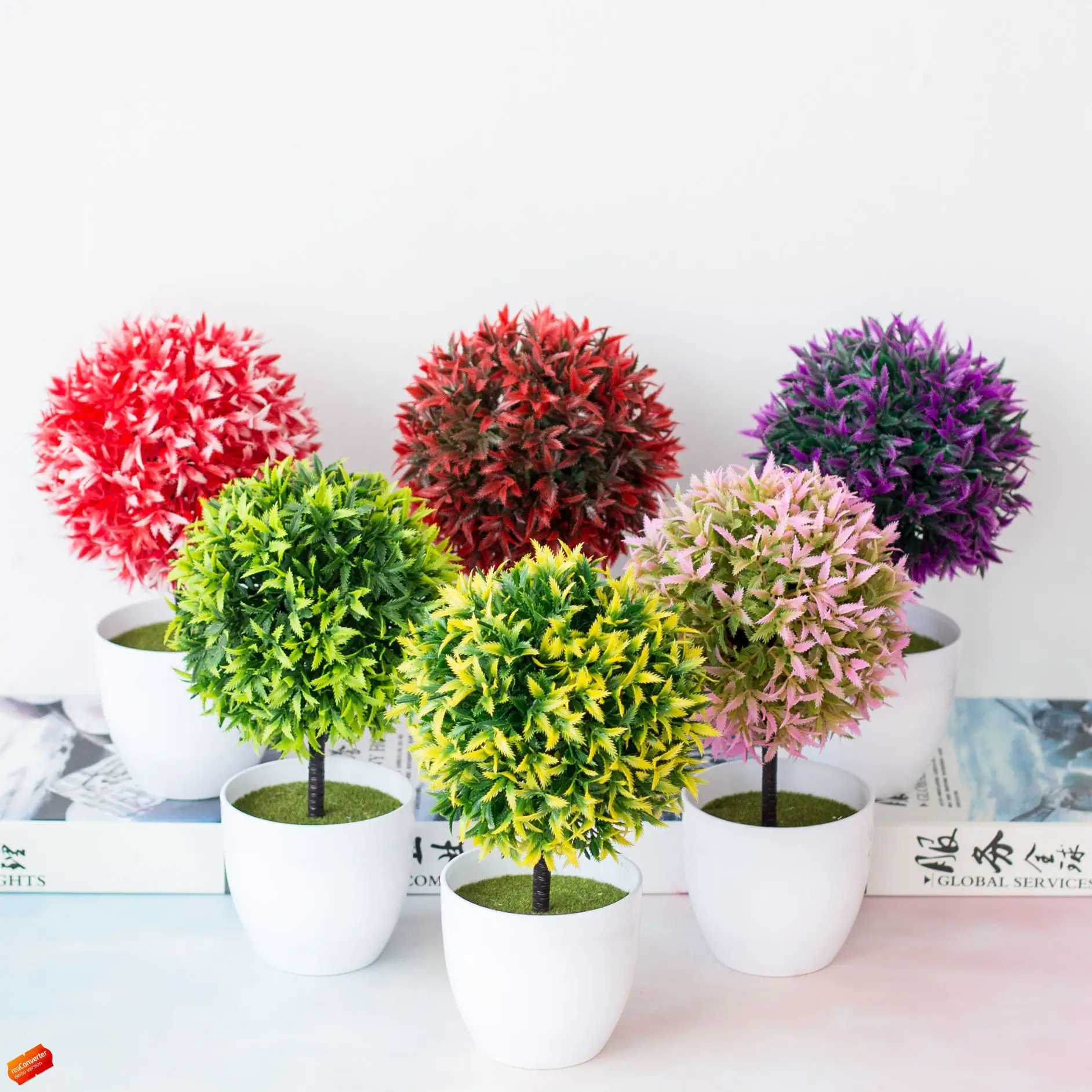 

Artificial plant grass ball potted home decoration