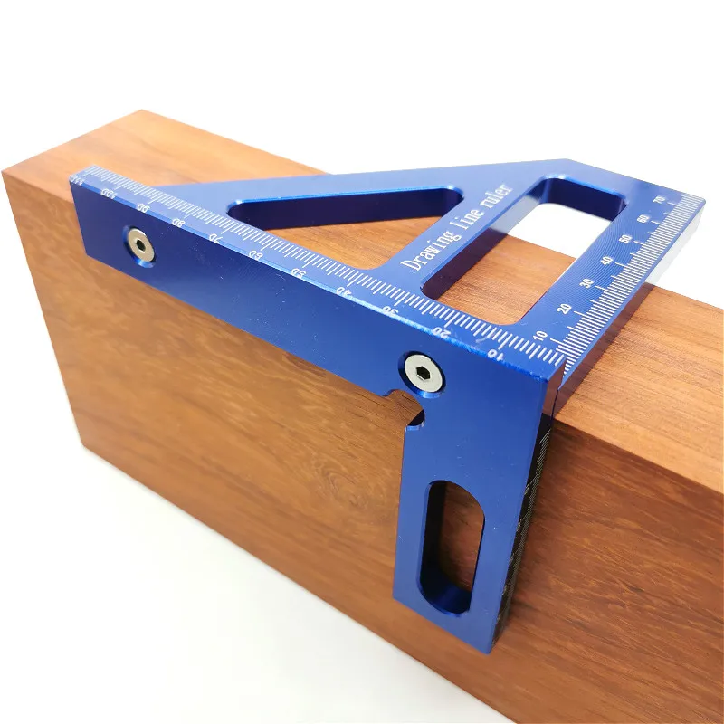 Woodworking Ruler Square Layout Miter Triangle 45 Degree 90 Metric Gauge Fnicel Measure Tools | Инструменты