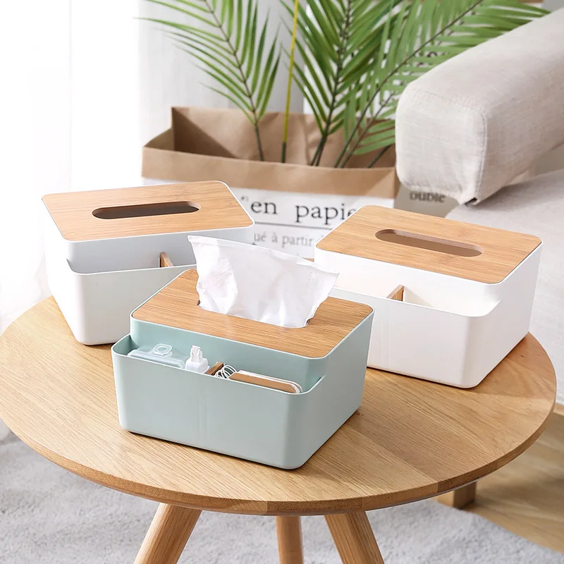 

Multifunctional storage box TV air conditioner remote control storage box Cosmetic storage box Home office tissue storage box