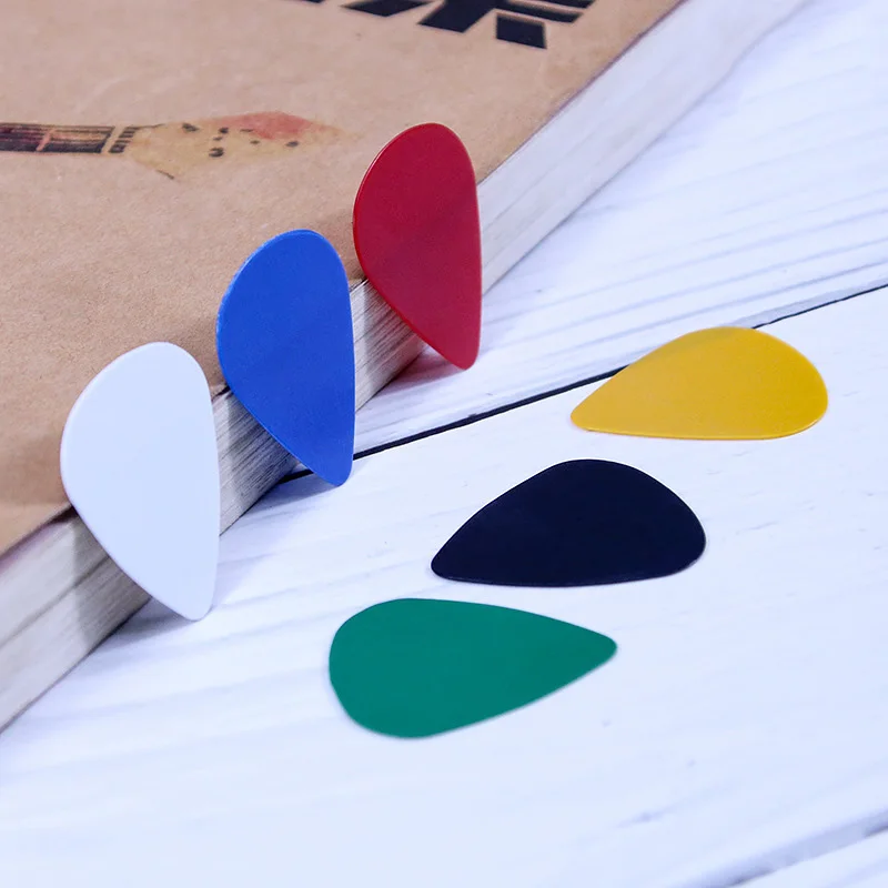 

100 шт., плектры для акустической гитары, среднего и тонкого размера