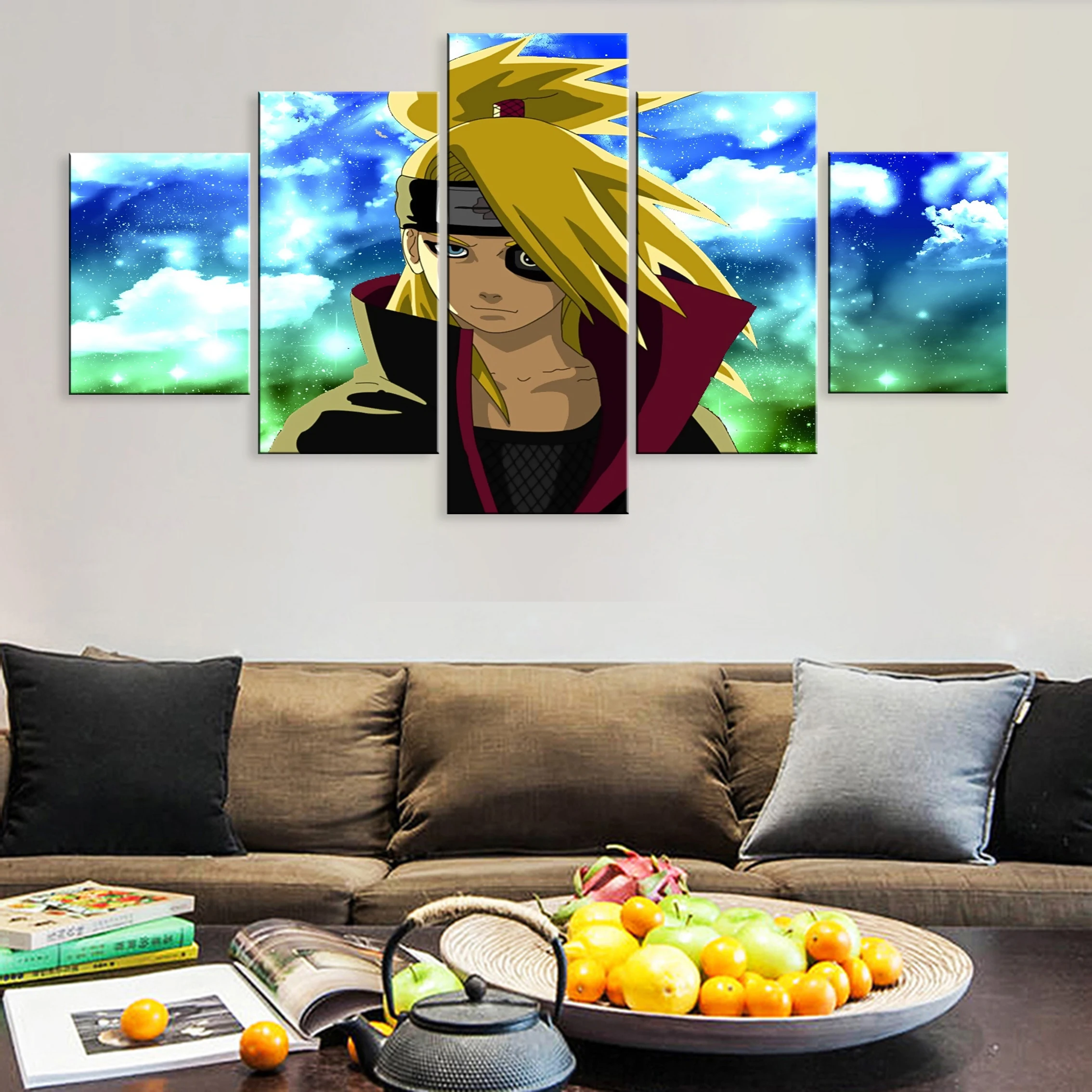 

Framework Hd Home Decoration 5 Pieces Poster Canvas Paintings On The Wall Decor Anime NARUTO
