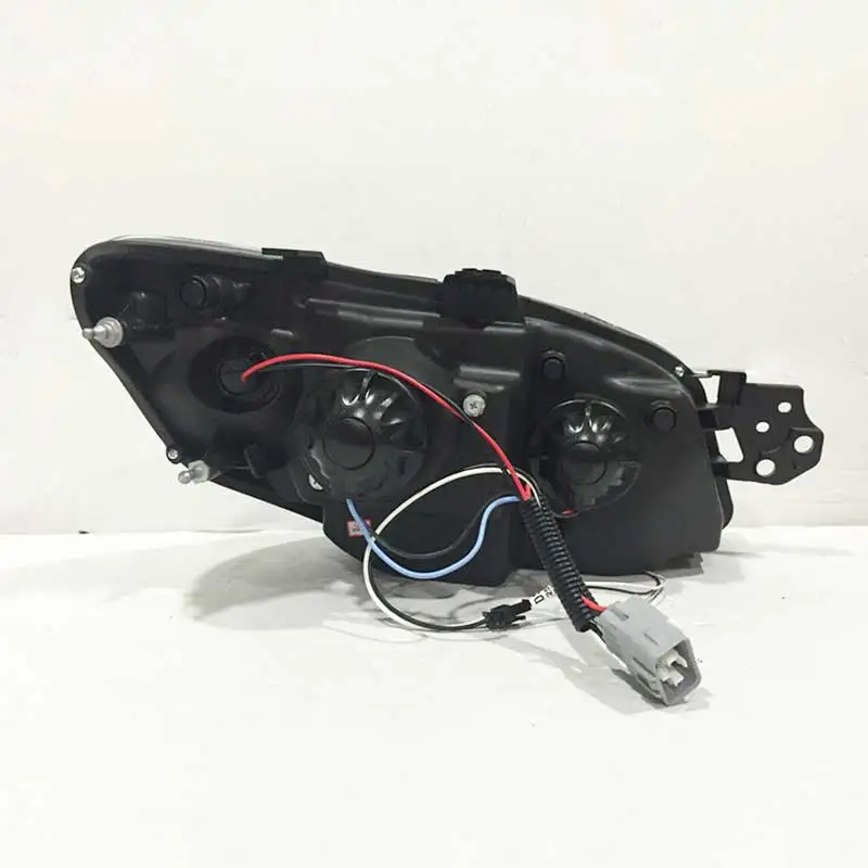 Бесплатная доставка для Subaru Impreza WRX Sti светодиодная фара с черным корпусом от 2005 до