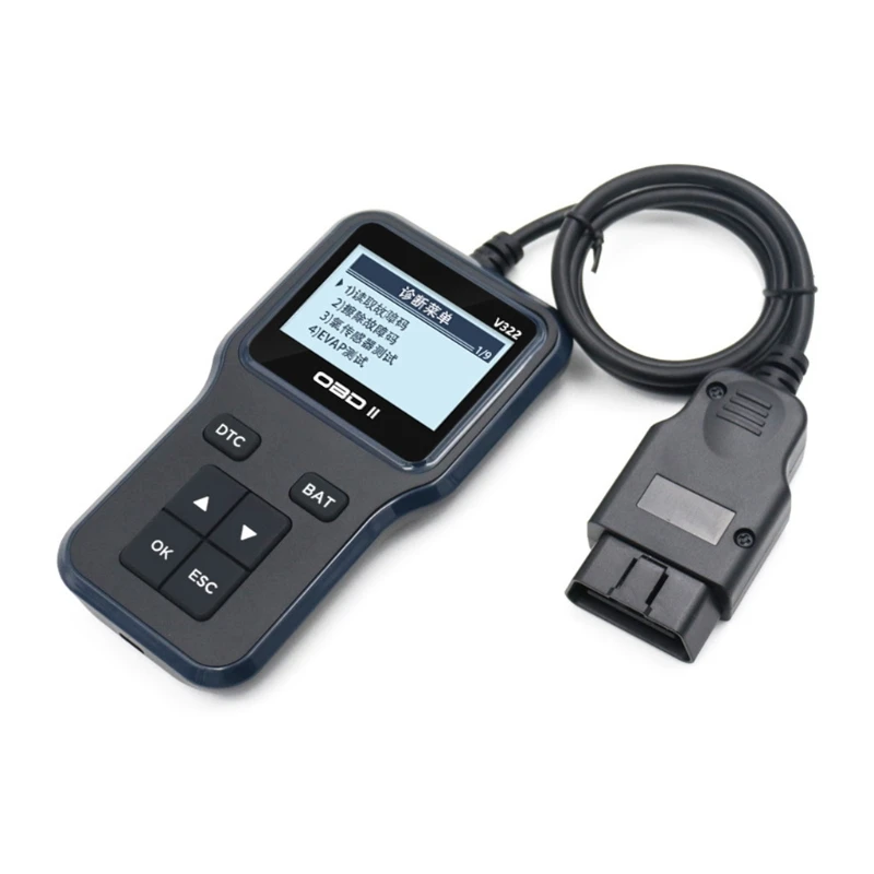 

N0HF сканер для диагностики транспорта OBD2 Автомобильный анализатор ошибок светильник еля с ЖК-экраном