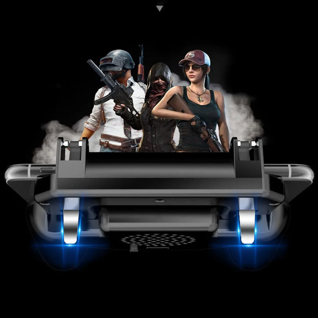 Мобильный игровой контроллер для PUBG 4 в 1 геймпад стрельбы и прицеливания