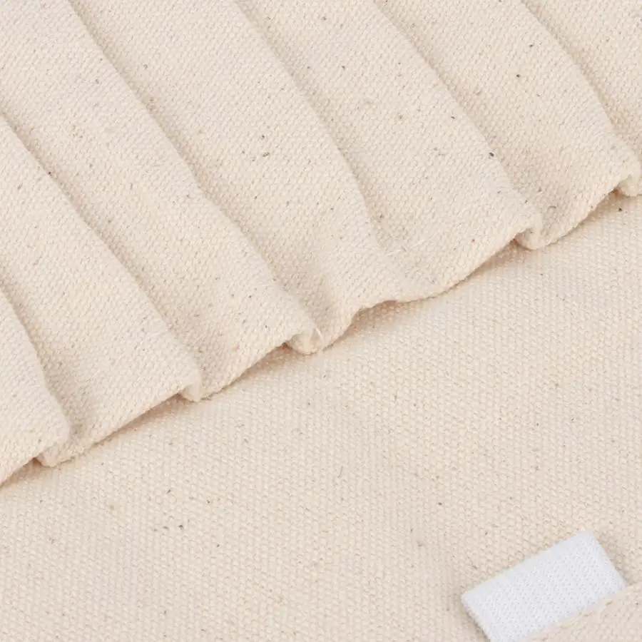 Многофункциональная сумка для кистей вместительный холщовый чехол бежевого