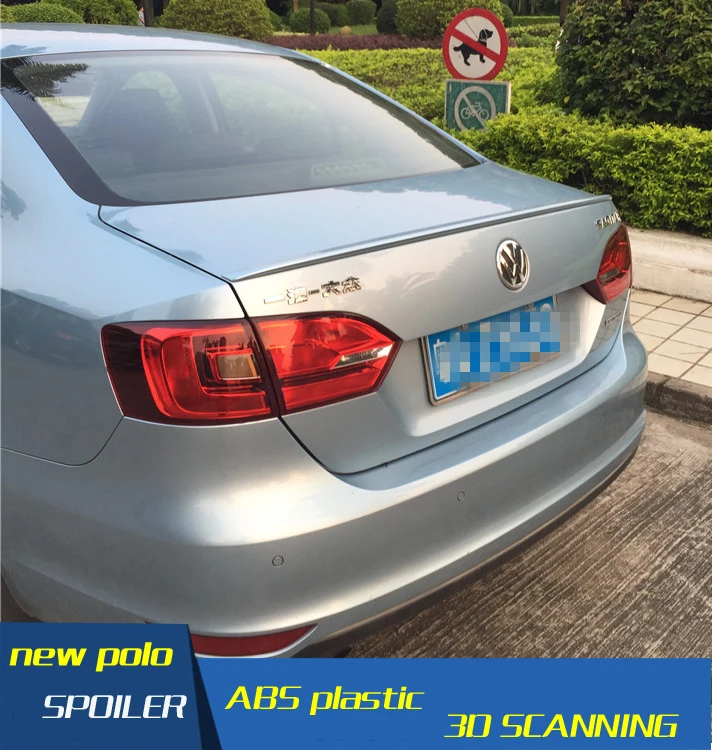Для VW jetta ABS Материал заднего крыла первоклассника Цвет ВВ Джетта спойлера