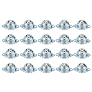 5/10/20pcs Metal Steel Swivel Ball Caster Wheel Car Robot Universal Eye Round Wheel For Machinery Trolleys Furniture Hardware