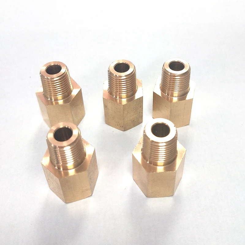 

Нержавеющая сталь 1/8 "NPT Female To M10X1.5 датчик давления масла Подающая линия датчик тройник адаптер