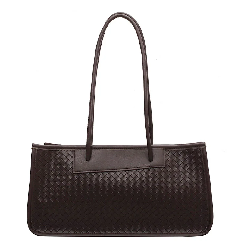 

High-quality Women's Horizontal Tote Bag 2021 Autumn and Winter New Style Handbags Large Capacity Shoulder Bag Fashion Handbag
