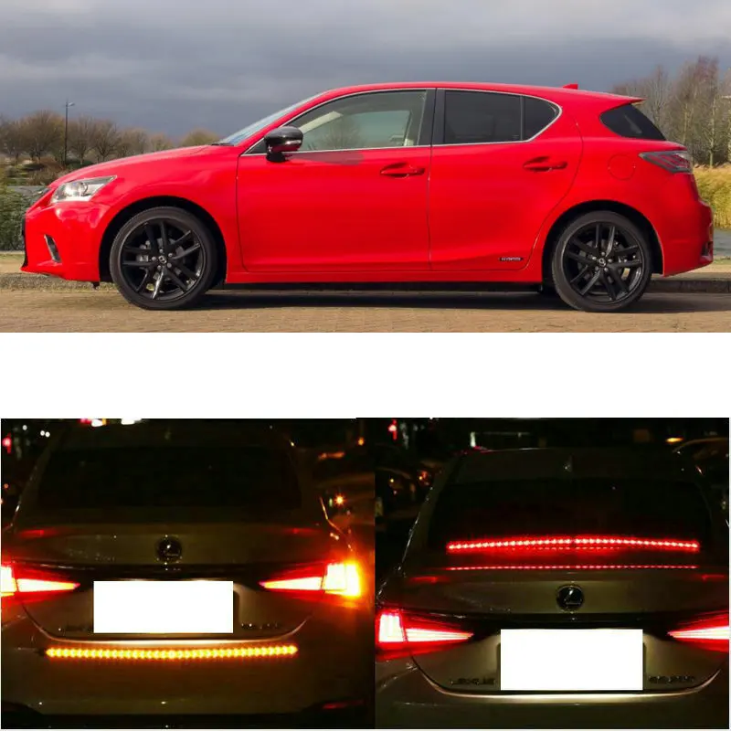

1pc Prevent rear-end Strobe Turn/Stop Light Trunk Lamp For Lexus ct es gs gx hs is lc lfa ls lx nx rc rx sc ux