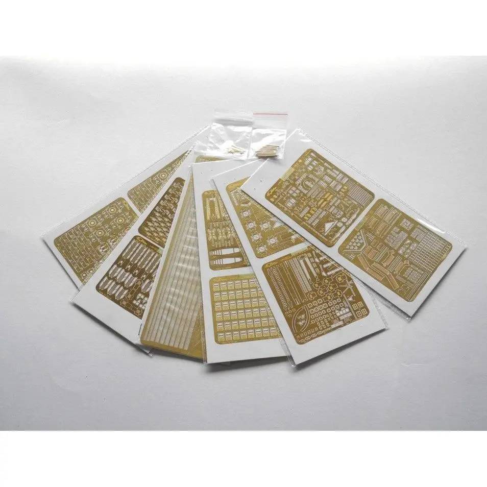 Набор деталей французского линкора ришелье Flyhawk FH350019 1/350 (для трубача)-набор для