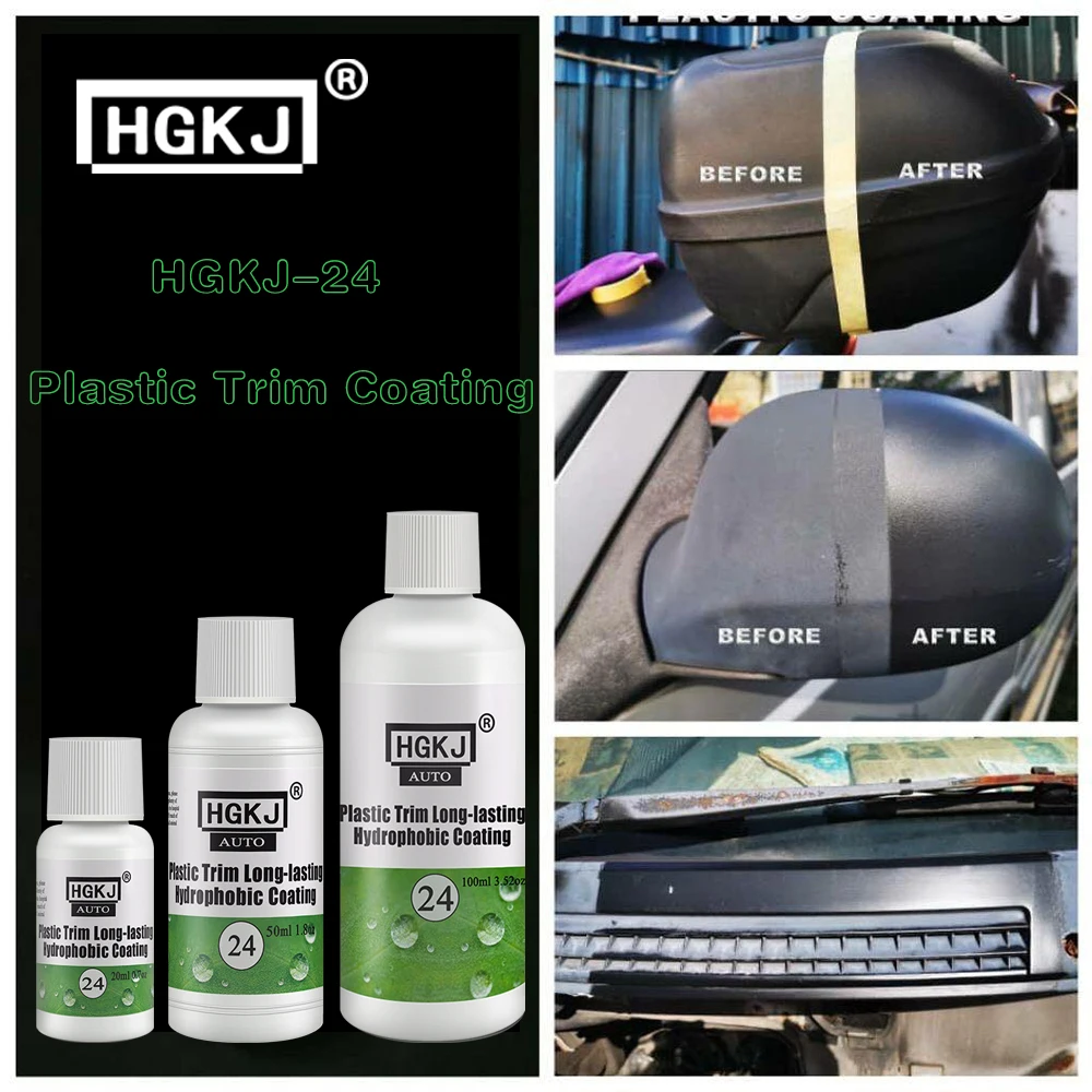 HGKJ-renovador de recuperación Exterior de plástico para coche, agente limpiador de larga duración, restauración