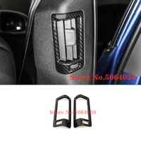 abs carbon fiber for volvo xc60 2018 2019 car rear b pillar air outlet panel decoration cover trim auto accessories car styling