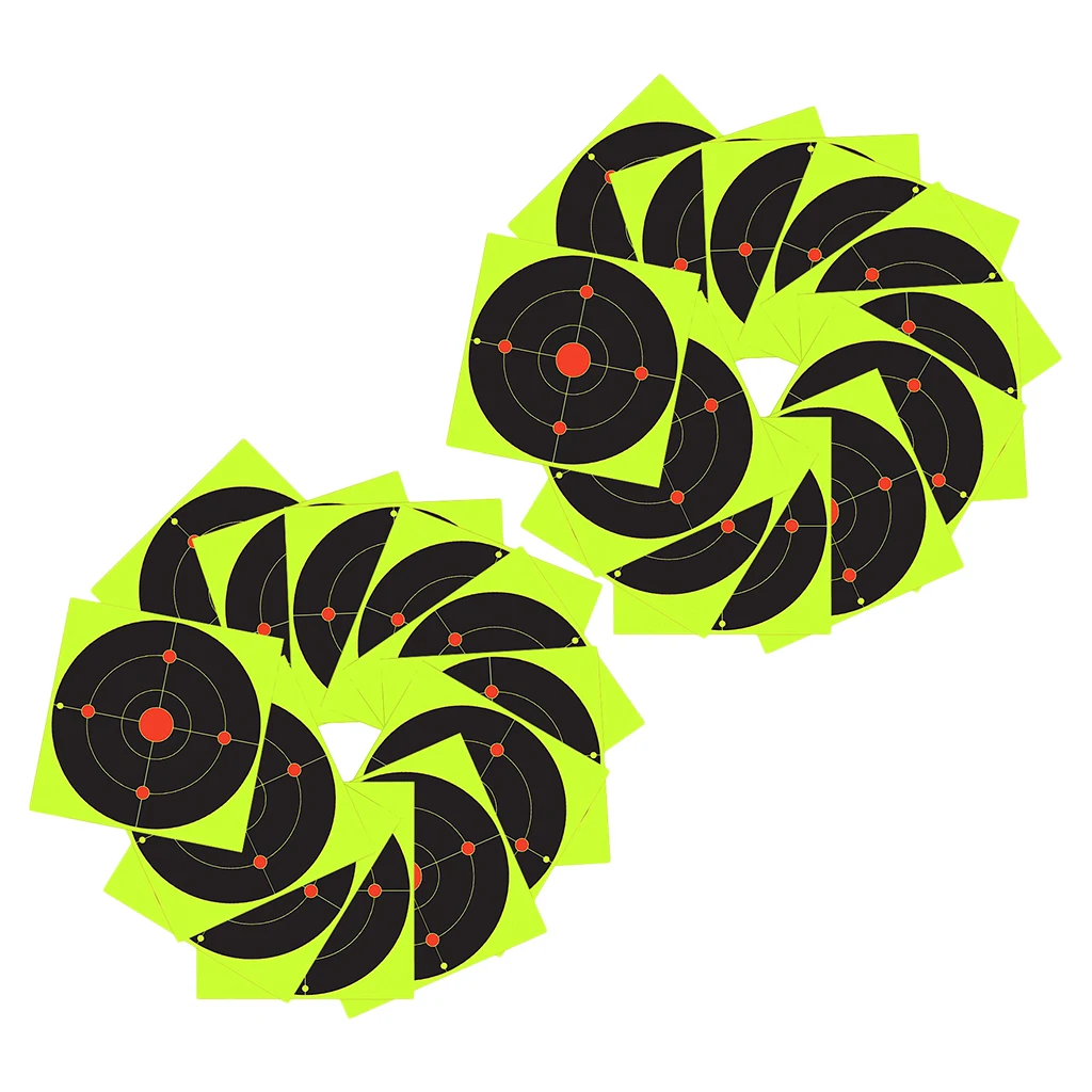 100 шт стрельбы цели 8 &quotреактивный брызговик выстрел винтовка Бумажная Мишень