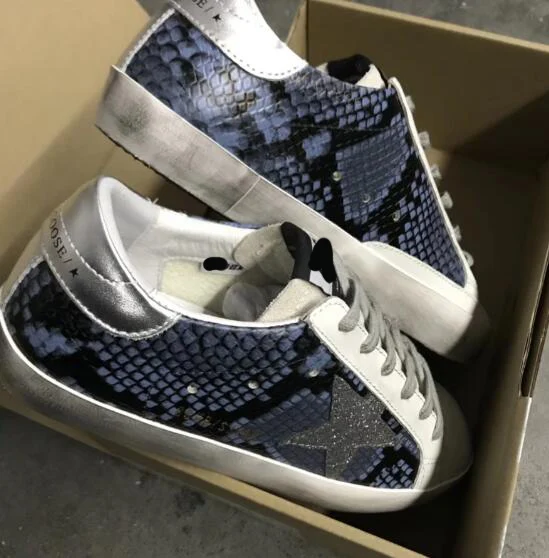 

2021 logo head leather snake pattern South Korean small dirty shoes popular ladies fashion famous designer ladies shoes