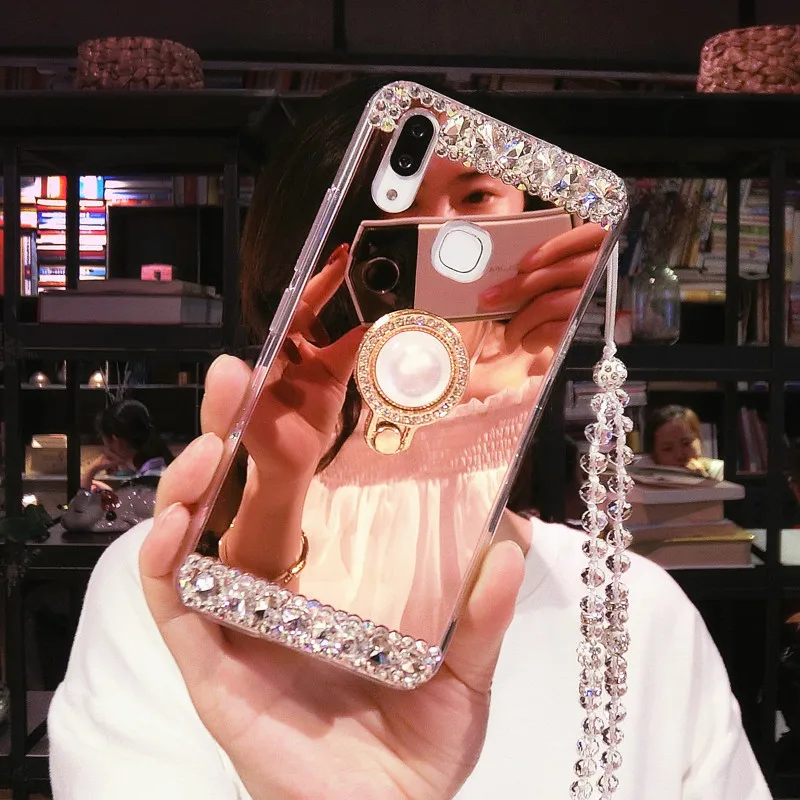 Зеркальный чехол для Samsung S10 Plus S10E Lite 5G S9 S8 S7 S6 Edge S5 A20S A10S C8 C9 Pro | Мобильные телефоны и